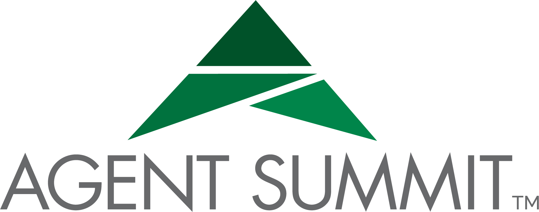 Agent Summit logo featuring a stylized green triangular icon above the words “AGENT SUMMIT™” in gray lettering.